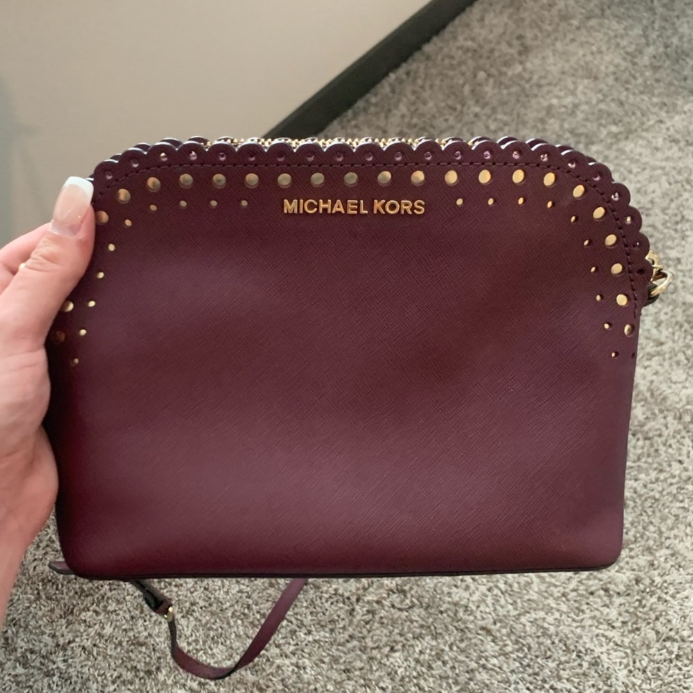 Plum purple crossbody